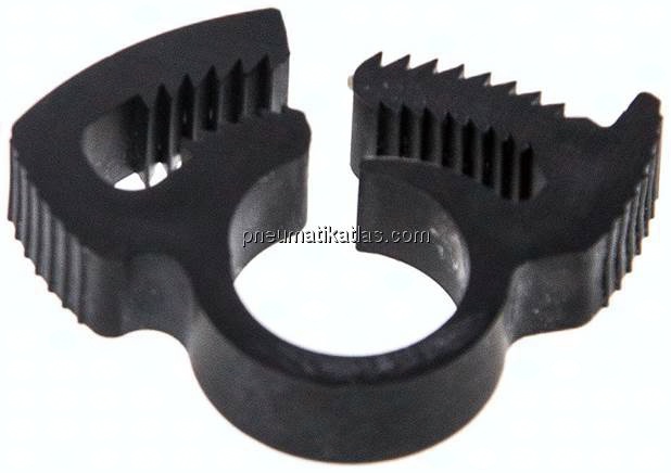 Schnapp-Schlauchschelle, Nylon, 6,4 - 8,7mm