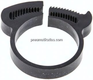 Schnapp-Schlauchschelle, Nylon, 25,1 - 28,2mm