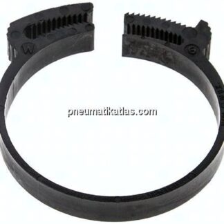 Schnapp-Schlauchschelle, Nylon, 52,7 - 56,4mm