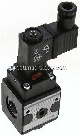 MULTIFIX 3/2-Wege Magnetventil (NC), G 3/8", 115 V AC