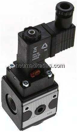 MULTIFIX 3/2-Wege Magnetventil (NC), G 3/8", 24 V AC