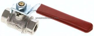 Messing-Kugelhahn, Rp 1/4", 0 - 63bar, für Sauerstoff (Industrie)