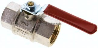 Messing-Kugelhahn, Rp 1", 0 - 45bar, für Sauerstoff (Industrie)