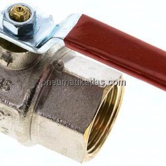 Messing-Kugelhahn, Rp 1", 0 - 45bar, für Sauerstoff (Industrie)