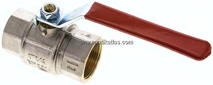 Messing-Kugelhahn, Rp 1-1/4", 0 - 30bar, für Sauerstoff (Industrie)