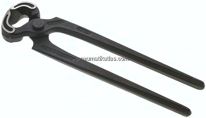 Kneifzange, 250 mm, poliert / schwarz atramentiert