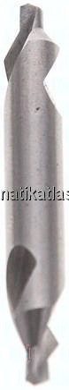 HSS-G Co 5 Zentrierbohrer DIN 333, 2,0x5,0mm