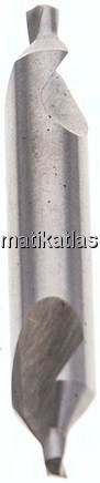 HSS-G Co 5 Zentrierbohrer DIN 333, 2,5x6,3mm