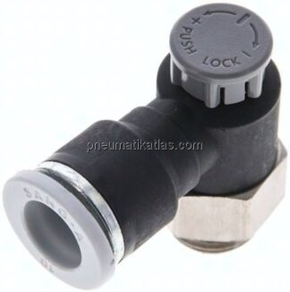 Kompakt-Drosselventil G 1/4"-10mm,zu- und abluftregelnd