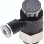 Kompakt-Drosselventil G 1/4"-4mm,zu- und abluftregelnd
