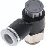 Kompakt-Drosselventil G 1/4"-8mm,zu- und abluftregelnd