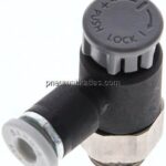 Kompakt-Drosselventil G 1/8"-4mm,zu- und abluftregelnd