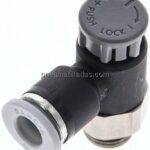 Kompakt-Drosselventil G 1/8"-6mm,zu- und abluftregelnd