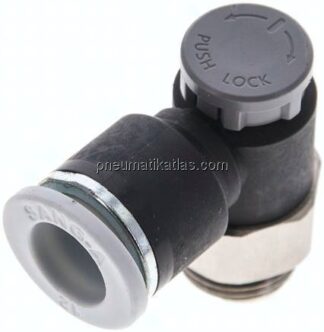 Kompakt-Drosselventil G 3/8"-12mm,zu- und abluftregelnd