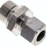 Gerade Schneidringverschr. M 22x1,5-12 L (M18x1,5), 1.4571