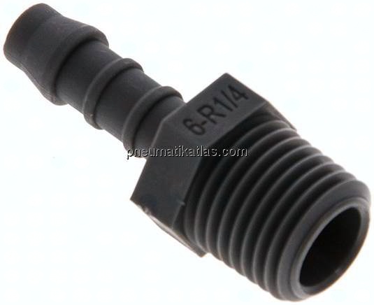 Gewindetülle R 1/4"-6 (1/4")mm, PA 6
