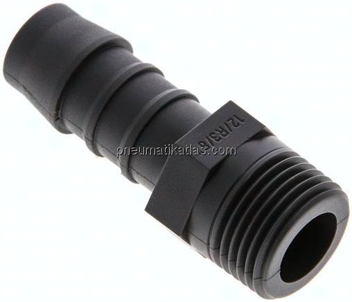 Gewindetülle R 3/8"-12mm, PA 6