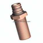 P5 Anschlussstutzen+24° Konus M18x1,5 / K24-12