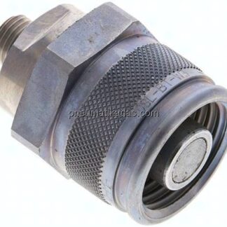 Hydraulik-Rohrleitungskupplung, Stecker Baugr.2, 8 L (M14x1,5)