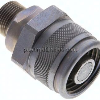 Hydraulik-Rohrleitungskupplung, Stecker Baugr.2, 14 S (M22x1,5)