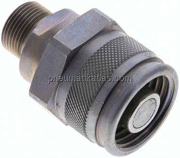 Hydraulik-Rohrleitungskupplung, Stecker Baugr.2, 14 S (M22x1,5)