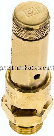 TÜV-Hochleist.-Sicherheitsventil G 1/2"(16,0bar) Messing