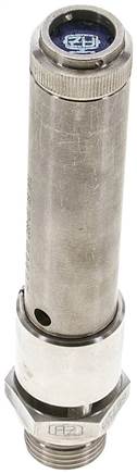 TÜV-Sicherheitsventil G 1/2" (DN10), 42,00 bar, 1.4571