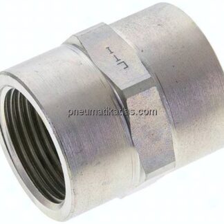 Hochdruck-Muffe G 1"-G 1", Stahl verzinkt