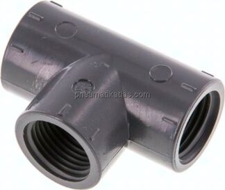 T-Stück Rp 1/2" (IG), PVC-U