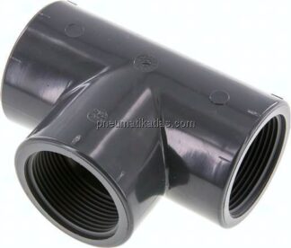 T-Stück Rp 1-1/2" (IG), PVC-U