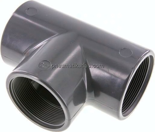 T-Stück Rp 2-1/2" (IG), PVC-U