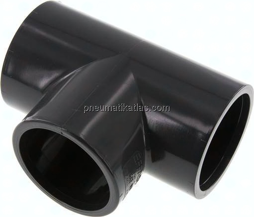 Klebemuffen-T-Stück, PVC-U, 63mm