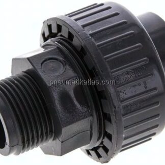 Klebe-/Gewindeverschraubung, PVC-U/ EPDM, 25mmxG 3/4" AG