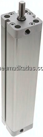 Kompaktzylinder, doppeltwirkend, Kolben 32mm, Hub 200mm