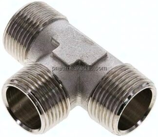 T-Stück R 3/4" (AG), Messing vernickelt