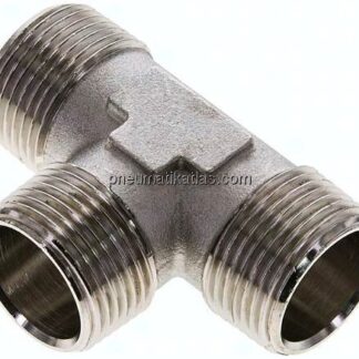 T-Stück R 3/4" (AG), Messing vernickelt