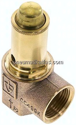TÜV-Ecksicherheitsventil G 3/4", 7,0 bar für Kühlkreisläufe