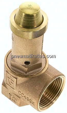 TÜV-Ecksicherheitsventil G 1-1/4", 6,0 bar Standard