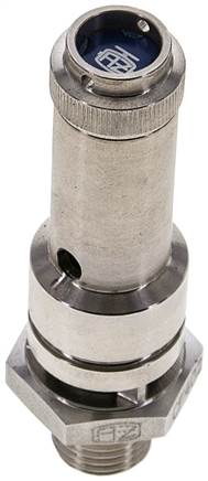 TÜV-Sicherheitsventil G 1/4" (DN8), 10,00 bar, 1.4571