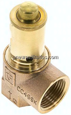 TÜV-Ecksicherheitsventil G 1", 2,0 bar Standard