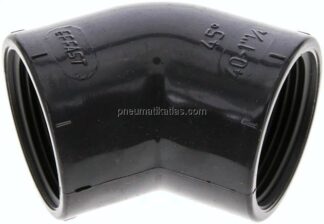 45°-Winkel Rp 1-1/4" (IG), PVC-U