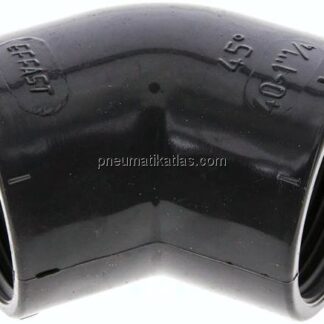 45°-Winkel Rp 1-1/4" (IG), PVC-U