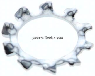 Zahnscheibe DIN 6797A, außengezahnt, 13mm (M 12), Stahl verzinkt