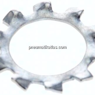 Zahnscheibe DIN 6797A, außengezahnt, 15mm (M 14), Stahl verzinkt