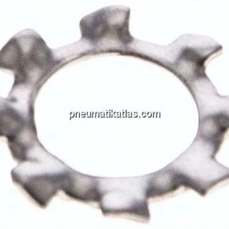 Zahnscheibe DIN 6797A, außengezahnt, 8,4mm (M 8), Edelstahl A2