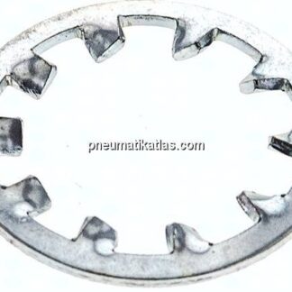 Zahnscheibe DIN 6797J, innengezahnt, 15mm (M 14), Stahl verzinkt