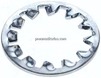 Zahnscheibe DIN 6797J, innengezahnt, 17mm (M 16), Stahl verzinkt