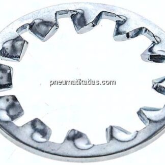 Zahnscheibe DIN 6797J, innengezahnt, 17mm (M 16), Stahl verzinkt