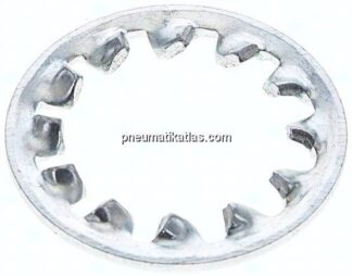 Zahnscheibe DIN 6797J, innengezahnt, 8,4mm (M 8), Edelstahl A2