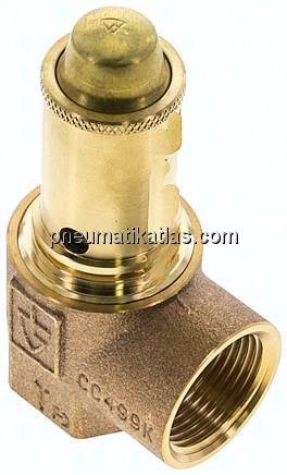 TÜV-Ecksicherheitsventil G 3/4", 6,0 bar